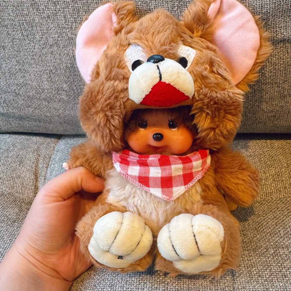 Vintage Monchhichi Jerry doll